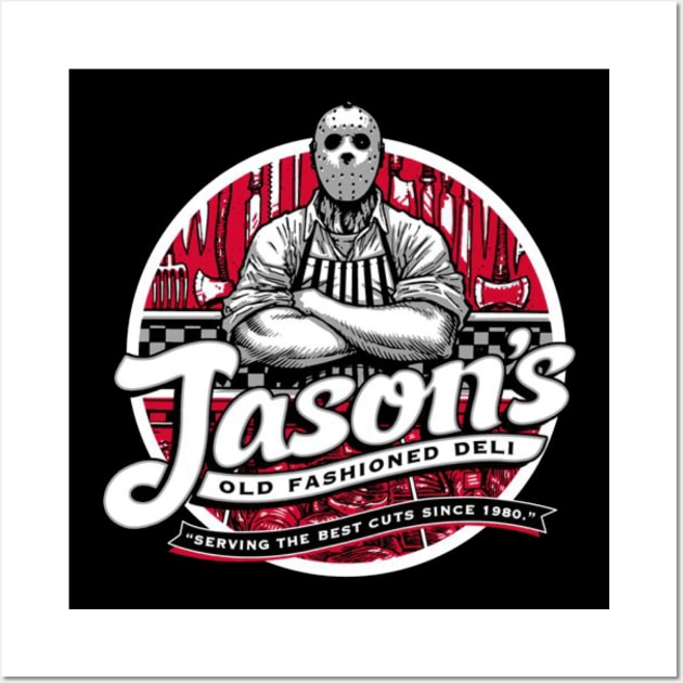 Jason’s deli Wall Art by Cult Classic Clothing 